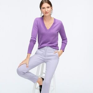 J. Crew cashmere boyfriend v neck sweater, size Small